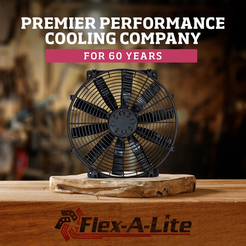 Flex-A-Lite Compact Adjustable Electric Fan Controller and Relay Kit with Thread-in Temperature Probe, Fan Controller (33095), Car Parts, Black - Image 2
